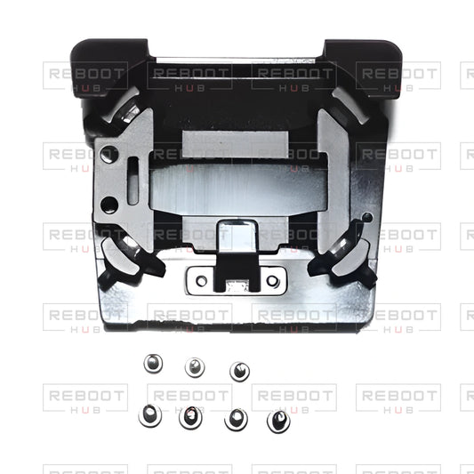 OEM-pulled DJI Mavic Pro Gimbal Vibration Absorbing Board, photographed view 45, on white with Reboot Hub watermark overlay