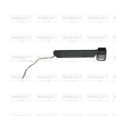 OEM-pulled DJI Mavic Pro Rear Arm Right, photographed view 72, on white with Reboot Hub watermark overlay