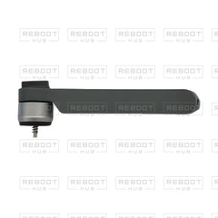 OEM-pulled DJI Mavic Pro Rear Arm Left, photographed view 75, on white with Reboot Hub watermark overlay