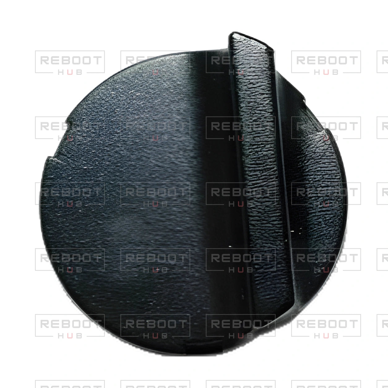 OEM-pulled DJI Mavic Pro Rear Landing Gear Right, photographed view 76, on white with Reboot Hub watermark overlay