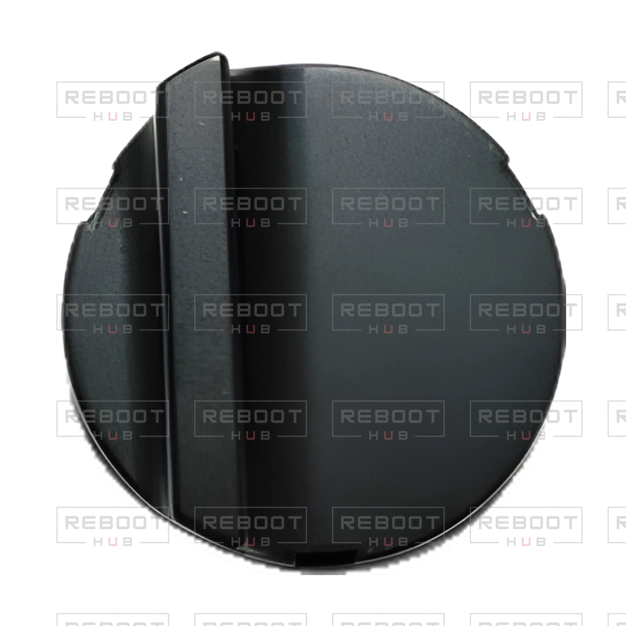 OEM-pulled DJI Mavic Pro Rear Landing Gear Left, photographed view 78, on white with Reboot Hub watermark overlay