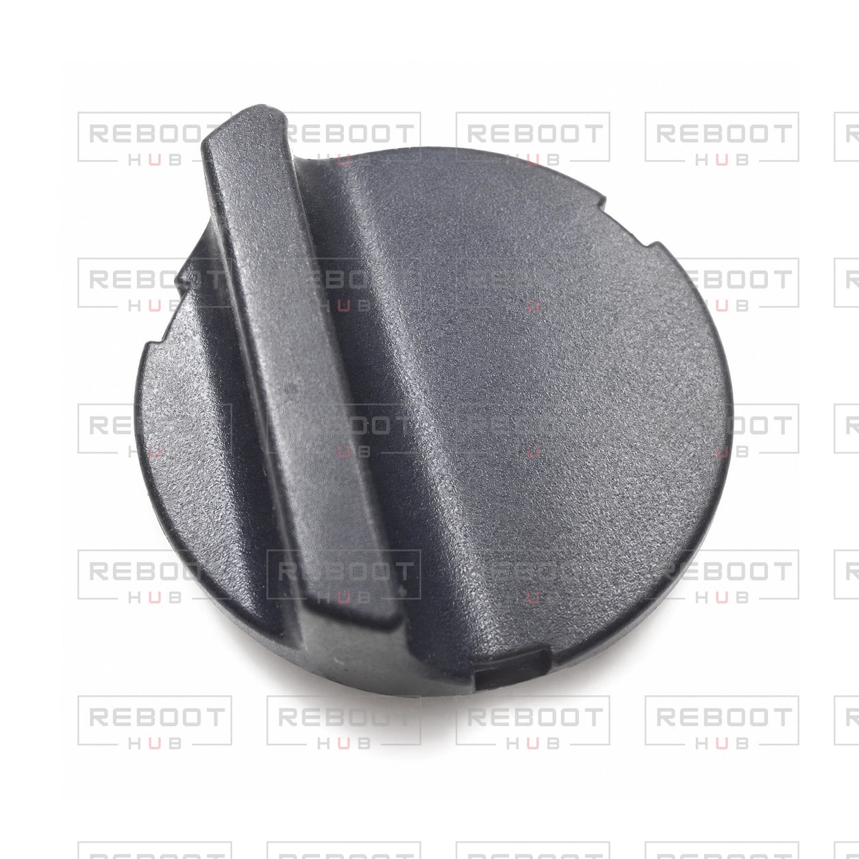 OEM-pulled DJI Mavic Pro Rear Landing Gear Left, photographed view 79, on white with Reboot Hub watermark overlay
