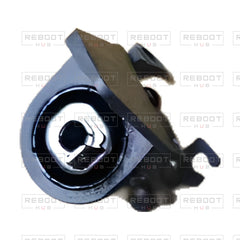 OEM-pulled DJI Mavic Pro Rear Arm Rotation Axis Left, photographed view 86, on white with Reboot Hub watermark overlay