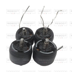 OEM-pulled DJI Mavic Pro Black Motor Set (4 Pieces), photographed view 118, on white with Reboot Hub watermark overlay