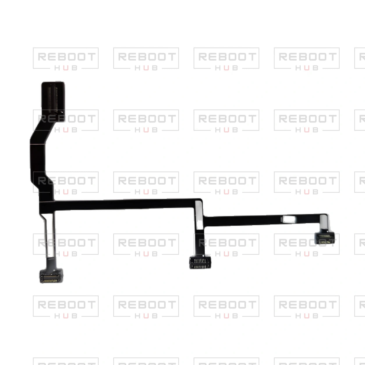 OEM-pulled DJI Mavic Pro Platinum Gimbal Flexible Flat Cable, photographed view 119, on white with Reboot Hub watermark overlay
