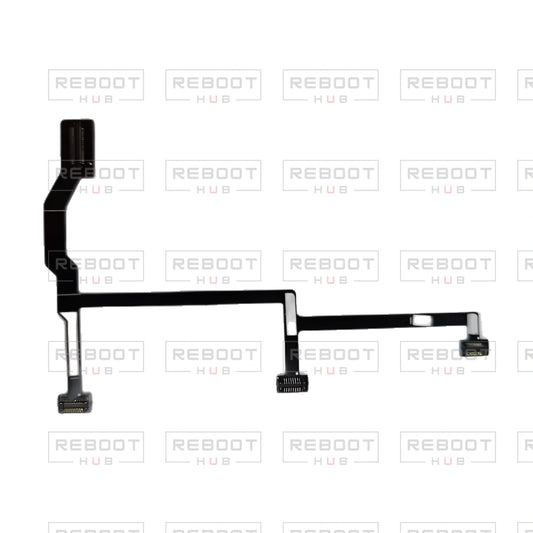 OEM-pulled DJI Mavic Pro Platinum Gimbal Flexible Flat Cable, photographed view 119, on white with Reboot Hub watermark overlay