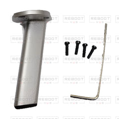 OEM-pulled DJI Mavic Pro Platinum Front Landing Gear Right, photographed view 138, on white with Reboot Hub watermark overlay