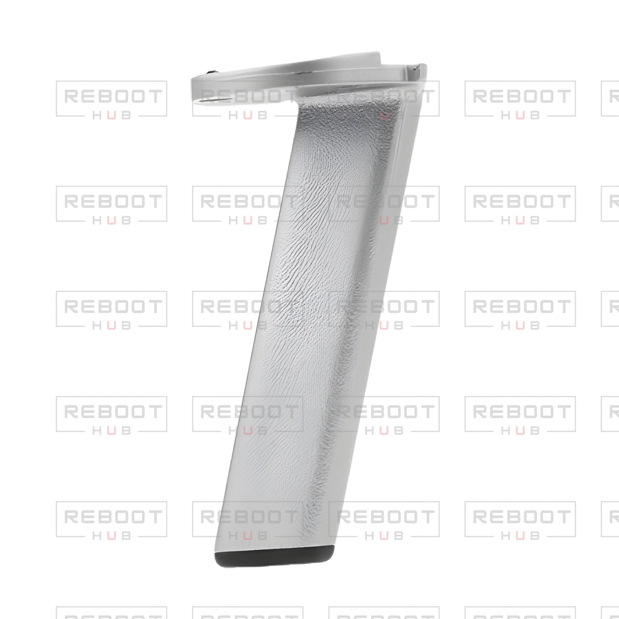 OEM-pulled DJI Mavic Pro Platinum Front Landing Gear Left, photographed view 139, on white with Reboot Hub watermark overlay