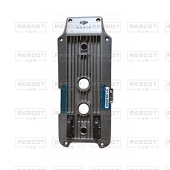 OEM-pulled DJI Mavic Pro Platinum Bottom Shell, photographed view157 with its original01.04.0000 version label, on white with Reboot Hub watermark overlay